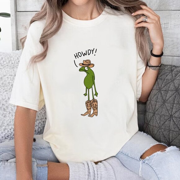 Howdy Graphics Shirt, Funny Cute Shirt, Unisex Shirt - Picture 1 of 3